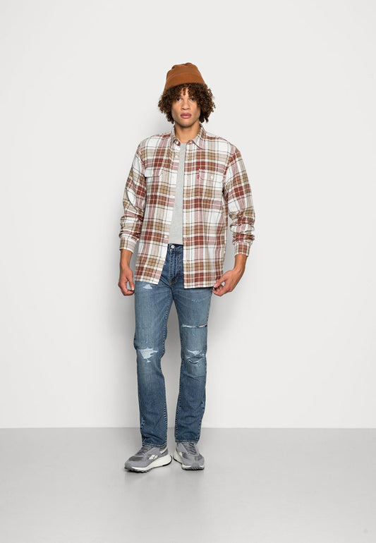 JACKSON WORKER - Hemd - Jones Marshmallow