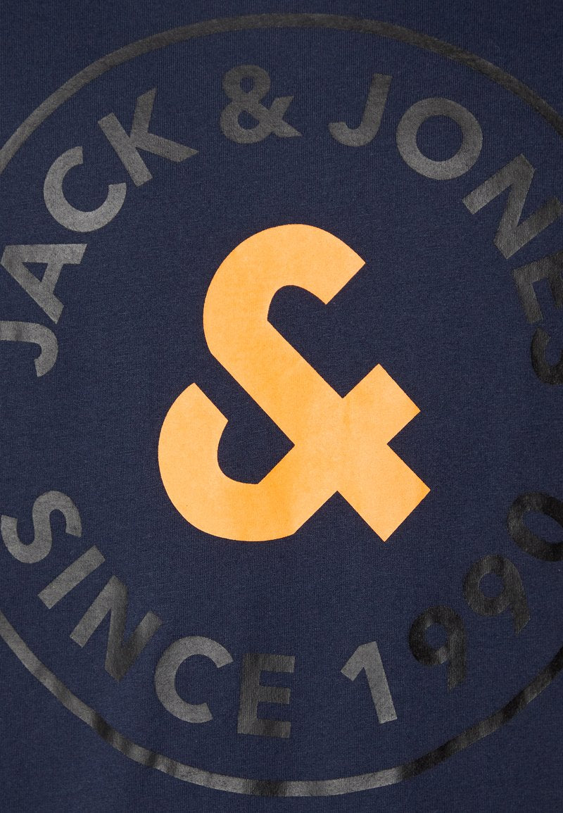 Jack & Jones JACAARON TEE AND PANTS SET - Pyjama - Navy Blazer/black