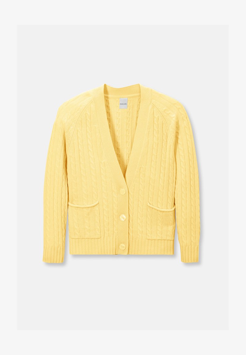 IN ANGESAGTEN FARBEN - Strickjacke - Vanille