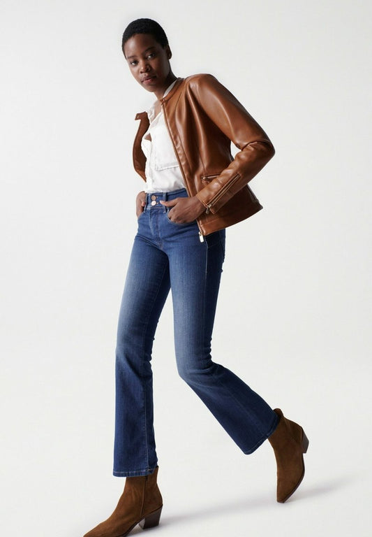 Kunstlederjacke - Brown