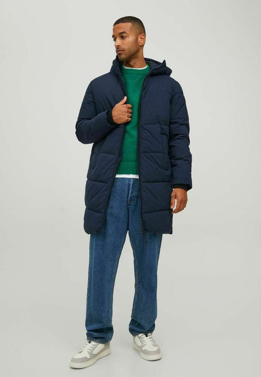 Jack & Jones LANGE - Wintermantel - Navy Blazer