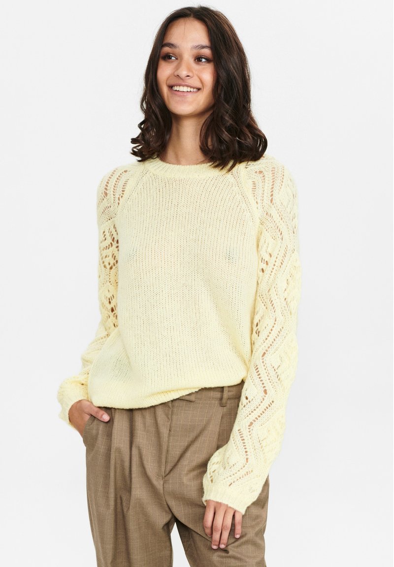 NUDELISE - Strickpullover - Della Robbia Blue