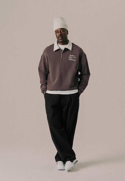 SOURCE POLO - Sweatshirt - Raisin