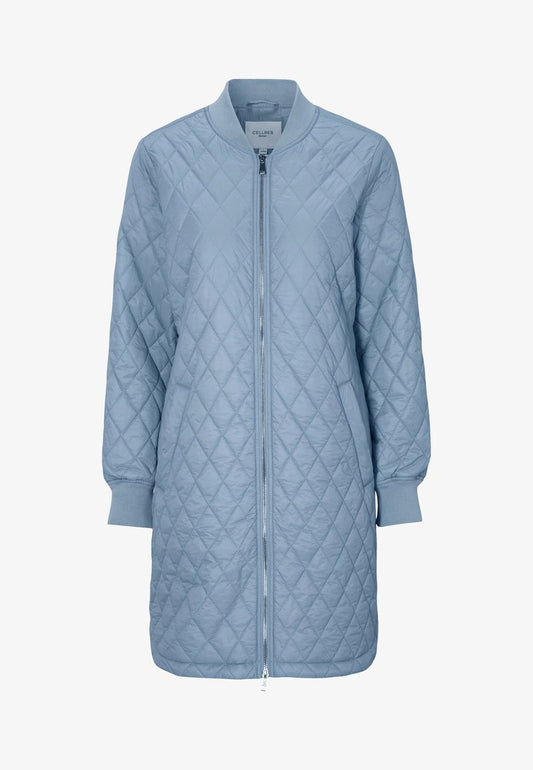 LONG, QUILTED - Wintermantel - Light Blue