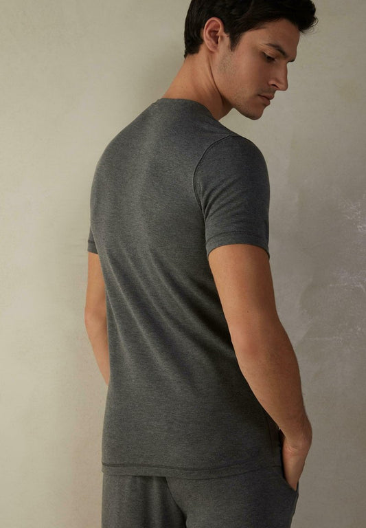 Intimissimi Nachtwäsche Shirt - Grafitgrau Meliert