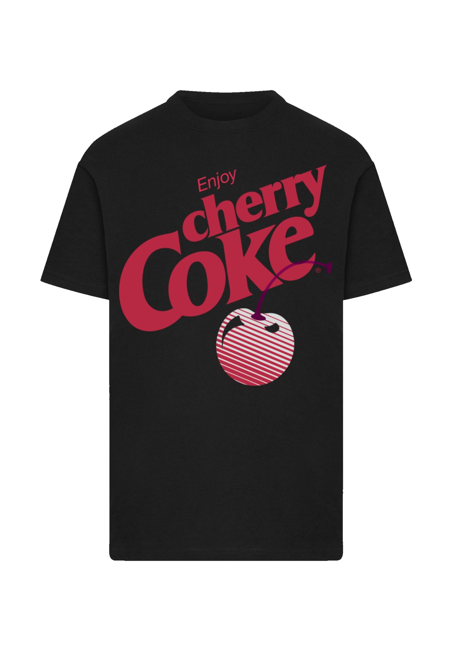 F4NT4STIC COCA COLA ENJOY CHERRY COKE - Print T-shirt - Weiß