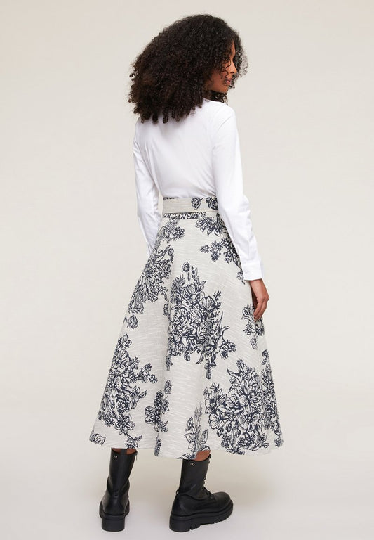 JACQUARD - A-Linien-Rock - Bianco
