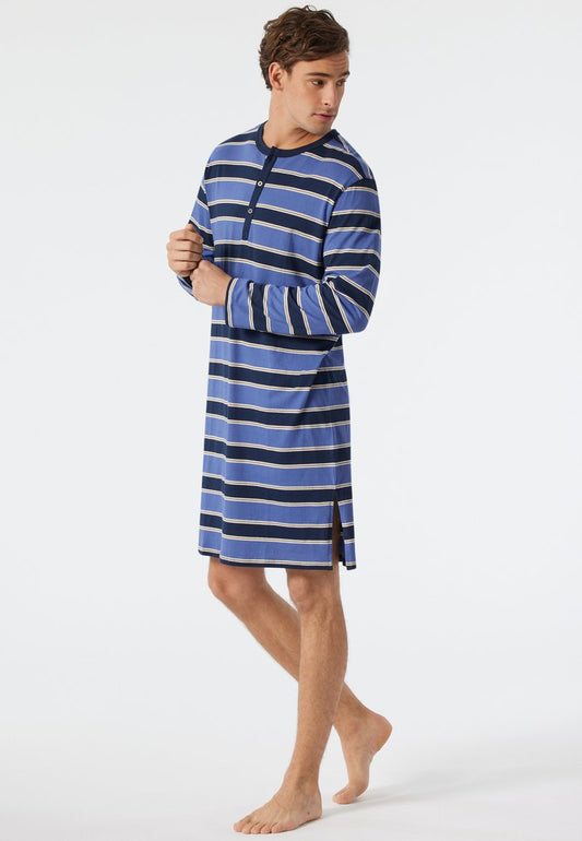 Schiesser COMFORT FIT - Nachthemd - Jeansblau