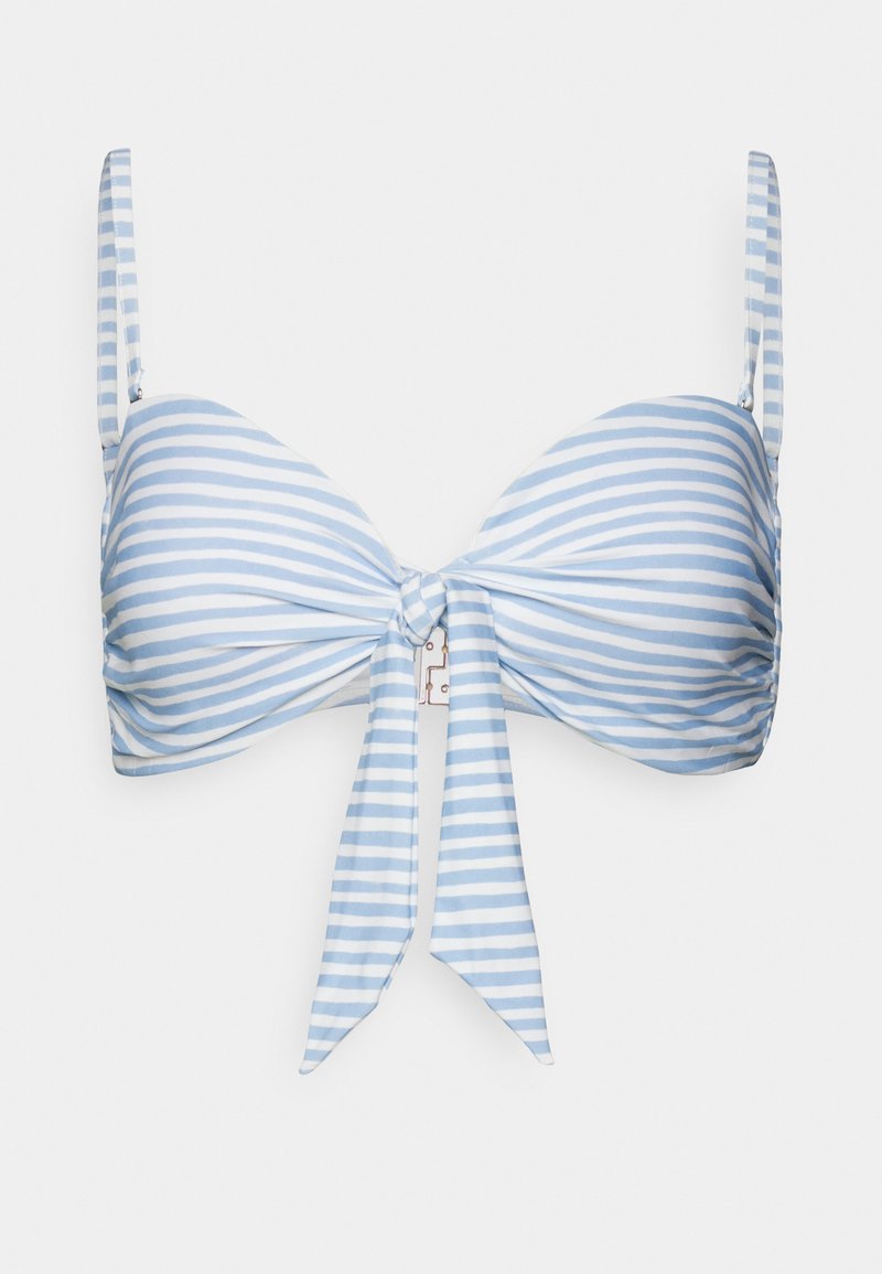 Seafolly SUMMER CRUSH TWIST TIE FRONT BANDEAU - Bikini-Top - Powder Blue