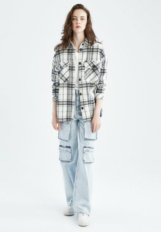 DeFacto Leichte Jacke - Blue