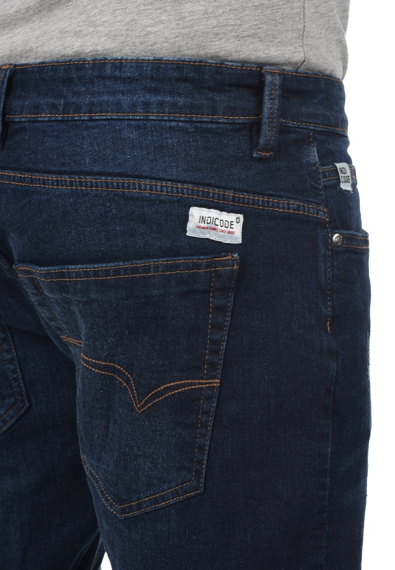Indicode Jeans IDHALLOW - Jeans Shorts - Dark Blue