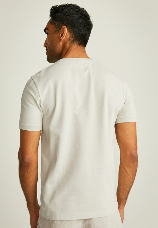 FREDDIE - T-Shirt Basic - Light Beige