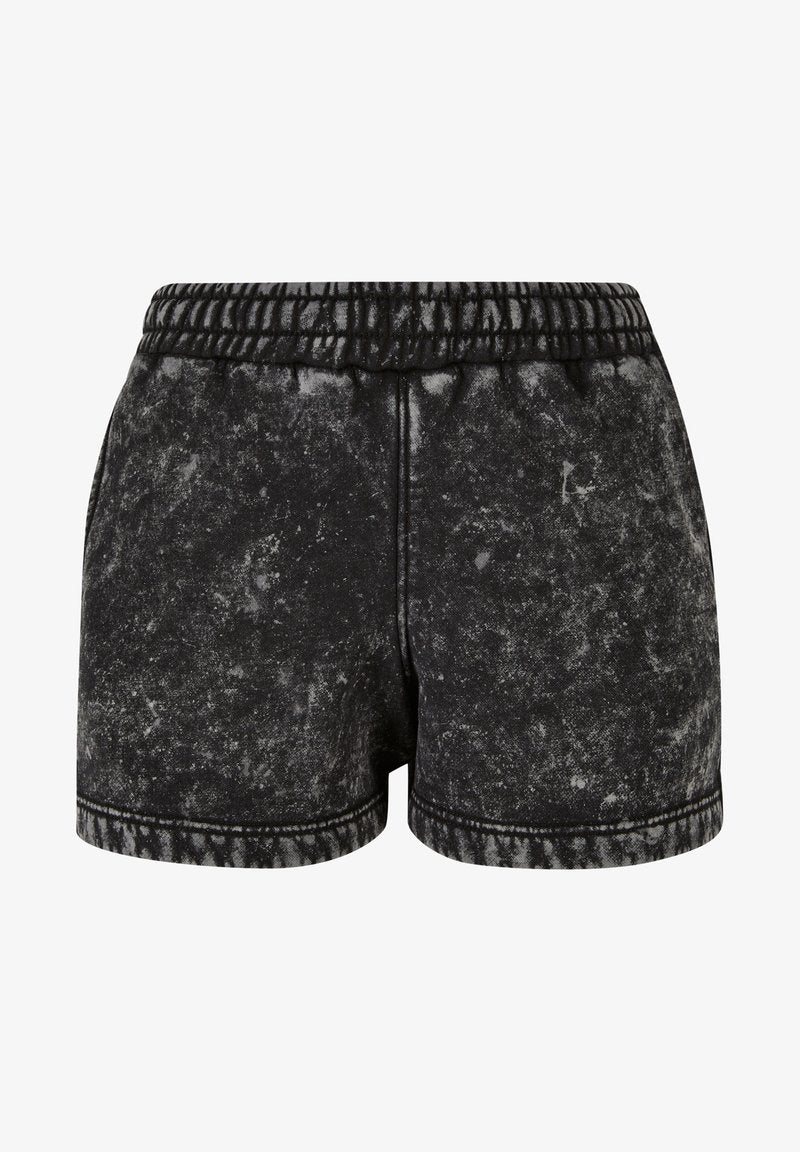 URBAN CLASSICS TOWEL WASHED - Shorts - Black
