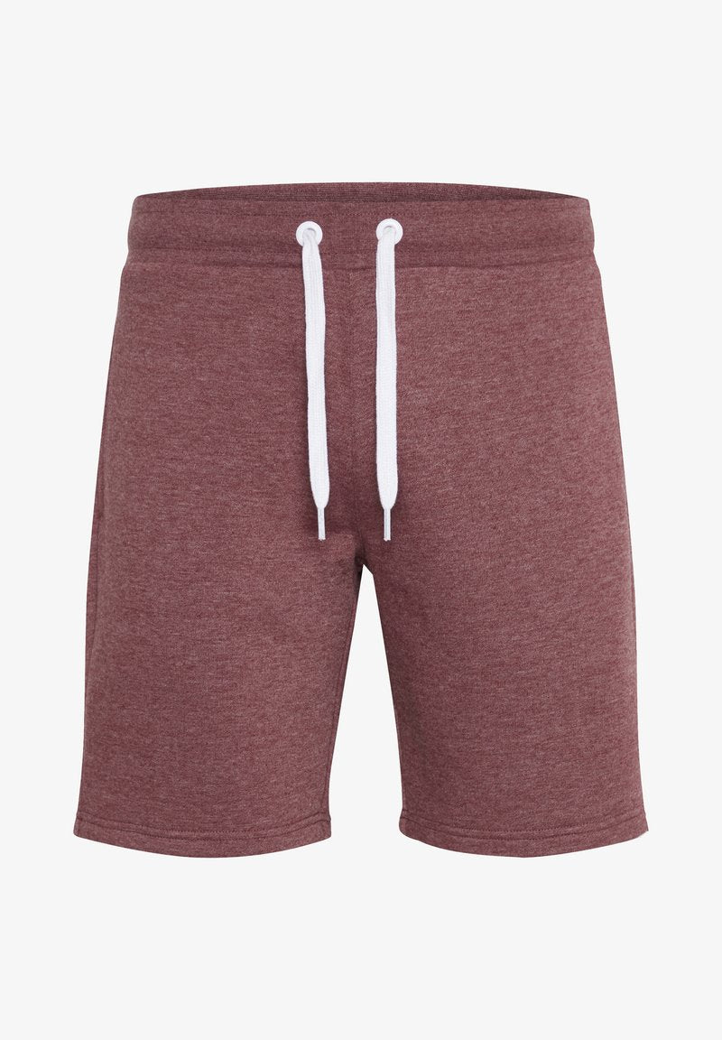 Solid SDOLIVER - Shorts - Wine Red Melange