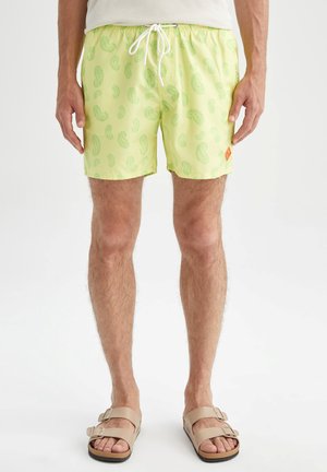 DeFacto LUKE - Badeshorts - Yellow