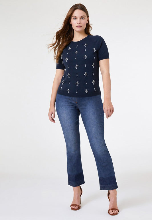 KICK FLARE - Jeans Straight Leg - Blu