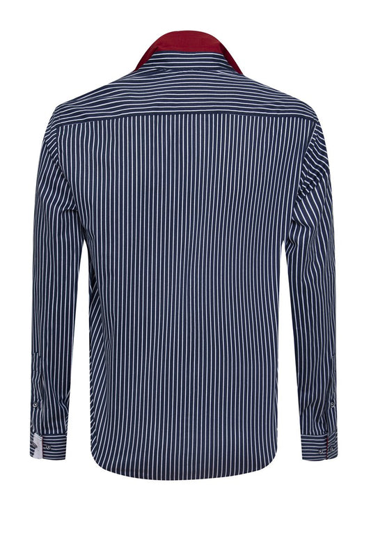 Hemd - Navy White Line