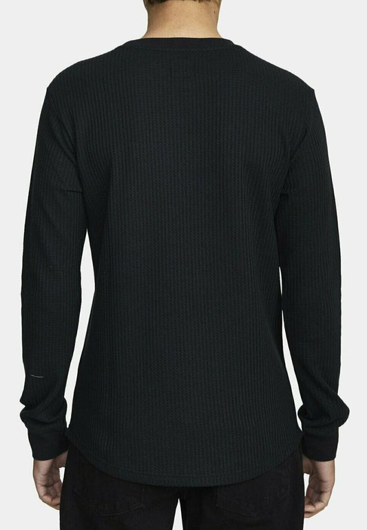 RVCA RECESSION COLLECTION DAY SHIFT THERMIQUE - Langarmshirt - Black