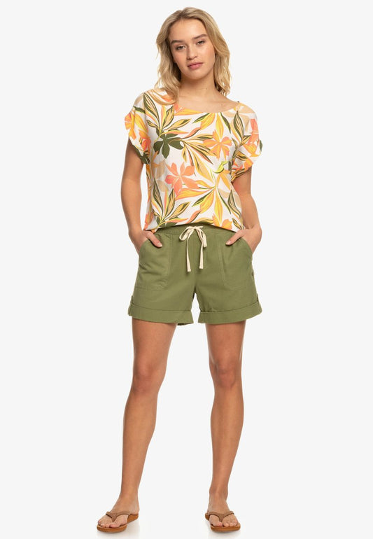 Roxy LIFE IS SWEETER - Shorts - Loden Green