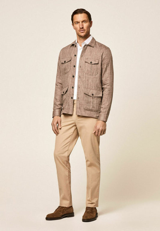 Hackett London Leichte Jacke - Sand