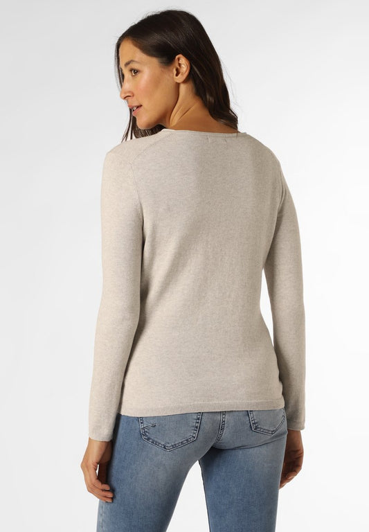 Strickpullover - Hellgrau