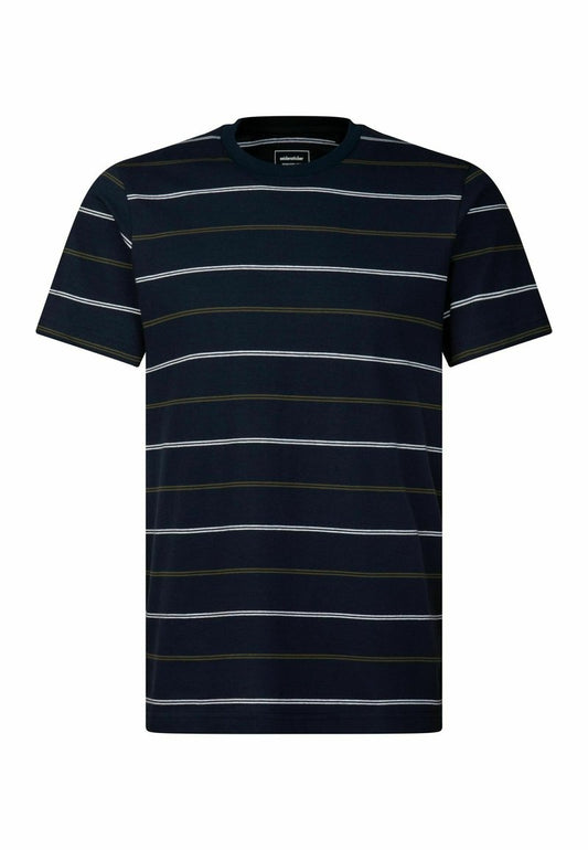 Seidensticker SET - Pyjama - Navy Stripe Olive