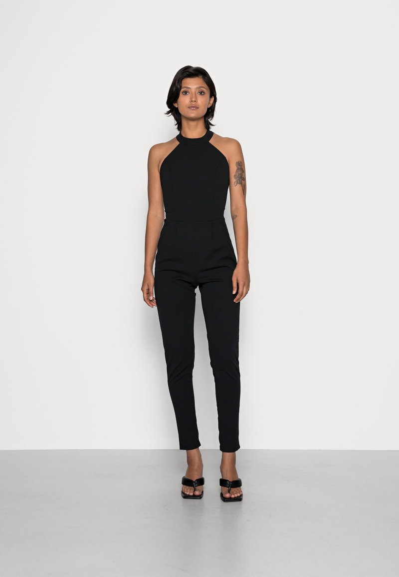 Wal G CHENISE HALTER NECK - Jumpsuit - Black