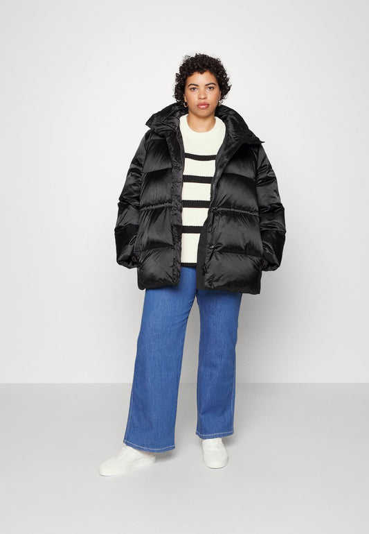 INCLUSIVE SHINE PADDED COAT - Klassischer Mantel - Black