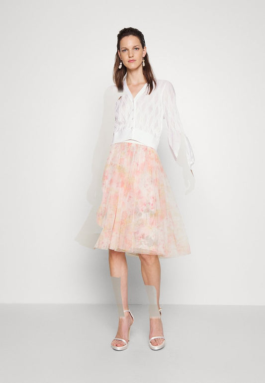 Needle & Thread EXCLUSIVE ROSE BLUEBELL MIDI SKIRT - A-Linien-Rock - Moonshine