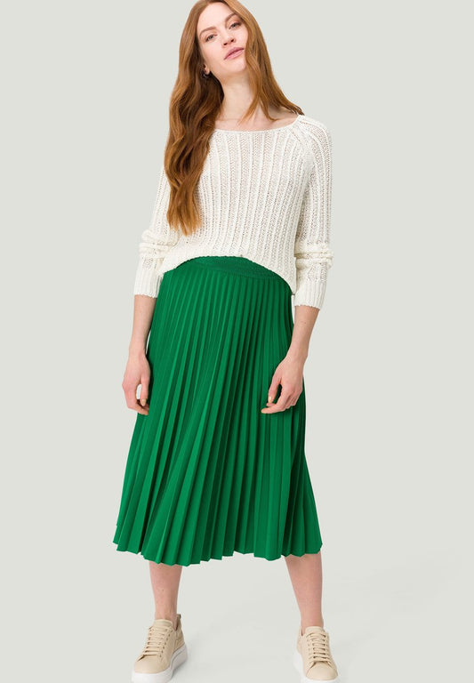 Zero MIT KONTRASTBUND - A-Linien-Rock - Verdant Green