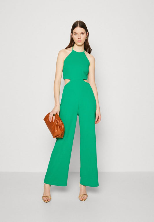 Wal G CRUISE COLLECTION CUT OUT - Jumpsuit - Leaf Green