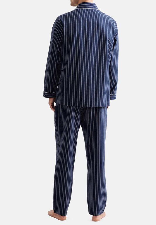 Seidensticker BASIC - Nachtwäsche Set - Navy Check