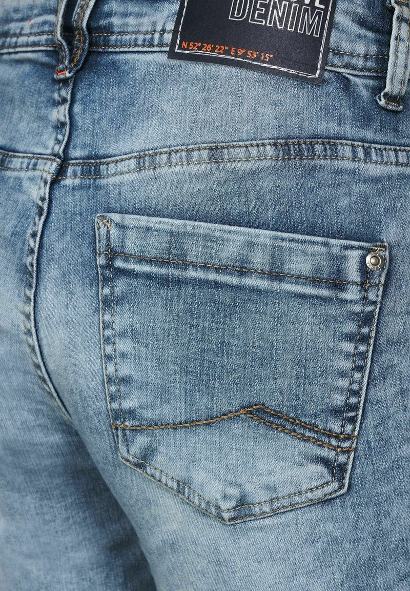 Cecil IN 3/4 LÄNGE - Jeans Shorts - Blau