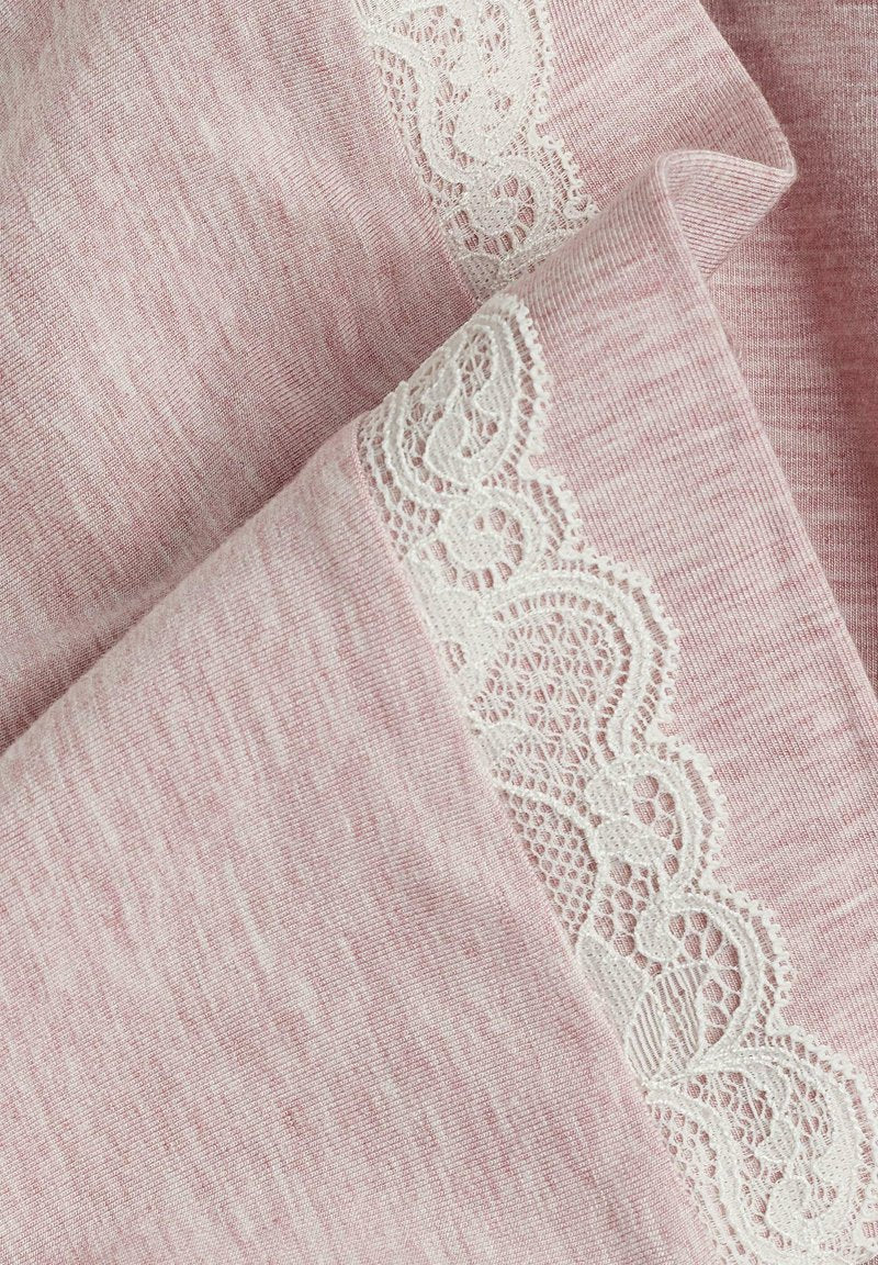 Intimissimi EN MODAL AVEC DÉTAILS EN DENTELLE - Nachtwäsche Hose - Light Pink Melange