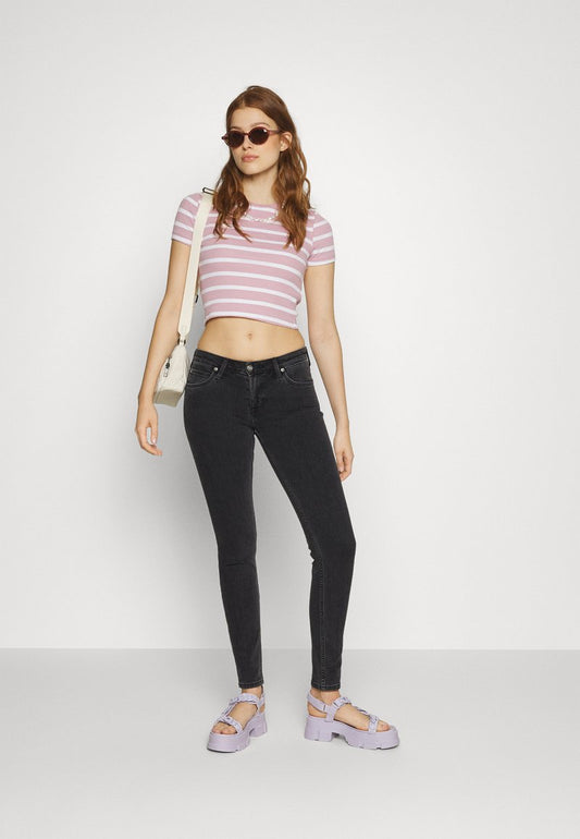 Lee SCARLETT - Jeans Skinny Fit - Black Mid Stone