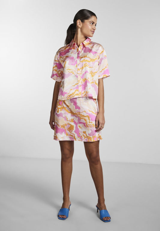 Pieces KERRA - Hemdbluse - Pink Lady