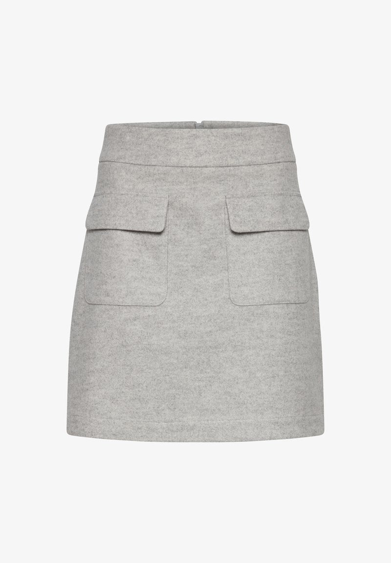 B.young DASION - A-Linien-Rock - Light Grey Melange