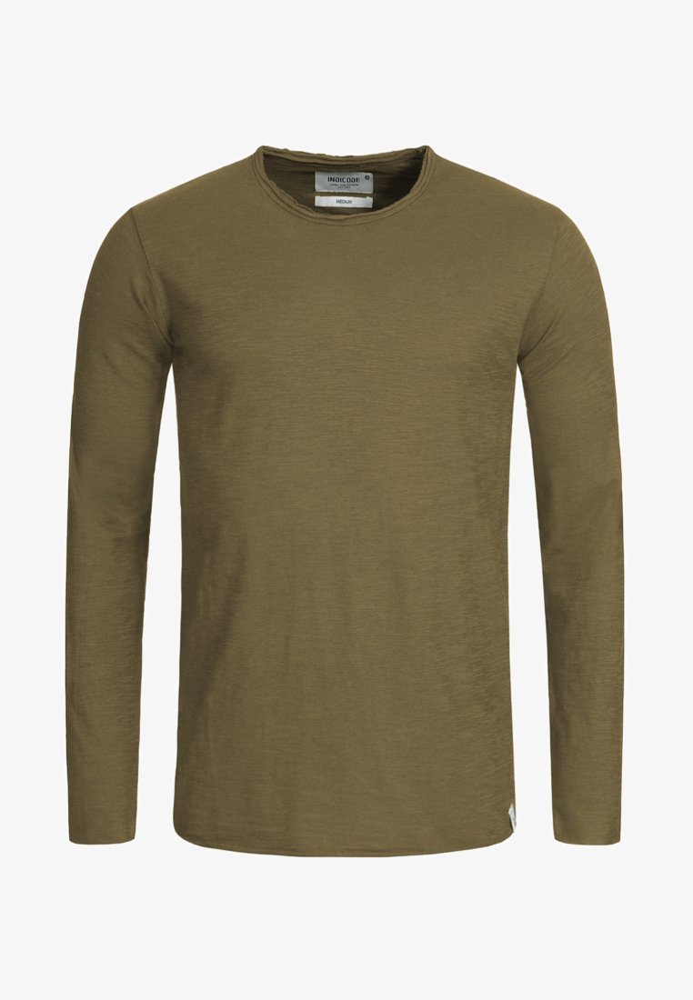 Indicode Jeans LONGSLEEVE WILLBUR - Langarmshirt - Dark Green