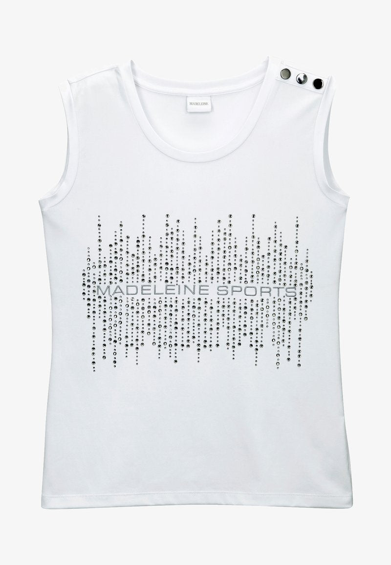 GLITZERPRINT - Top - Weiß