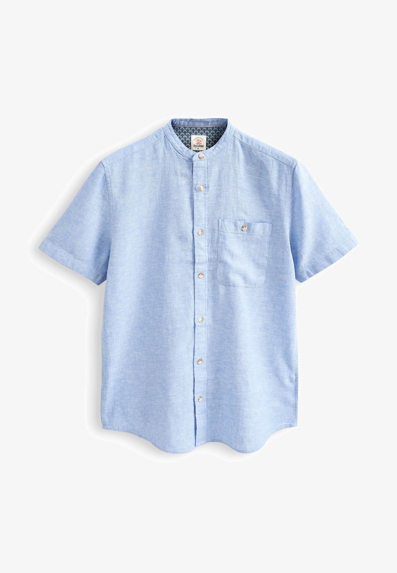 Next BLEND WITH GRANDAD COLLAR STANDARD - Hemd - Oatmeal