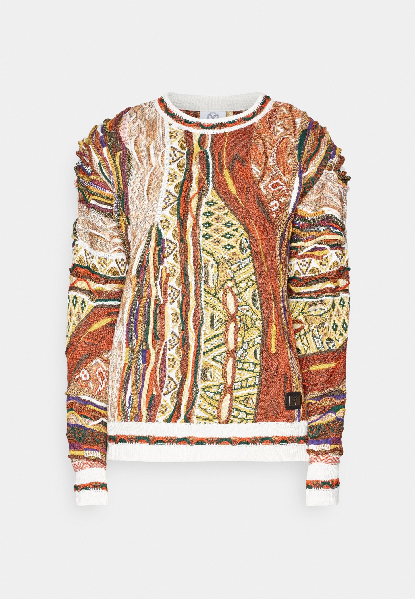 CARLO COLUCCI RUNDHALS UNISEX - Jumper - White-blue