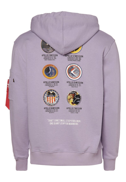 Alpha Industries Kapuzenpullover - Flieder