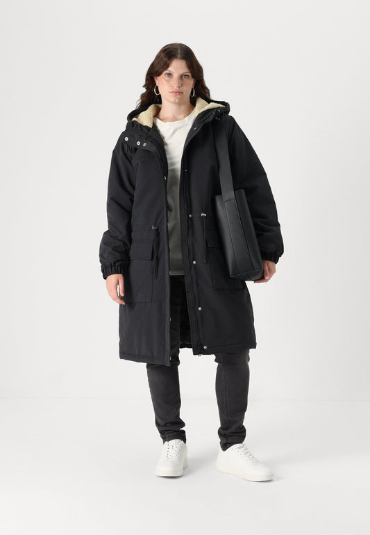 Vero Moda Curve VMCALMA - Parka - Black