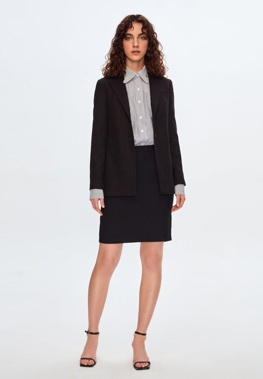 JULIA - Bleistiftrock - Black