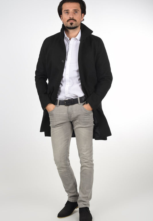 Solid SDJAMPA - Klassischer Mantel - Black