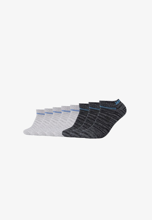 BASIC SNEAKER VENTILATION 8 PACK - Socken - Dark Grey Mix