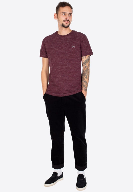Iriedaily T-Shirt Basic - Maroon Mel.