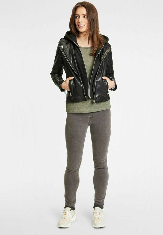GIPSY LARIV - Lederjacke - Black