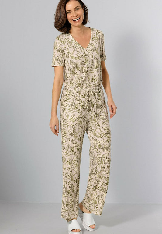 OVERALL - Jumpsuit - Ecrulindgrün