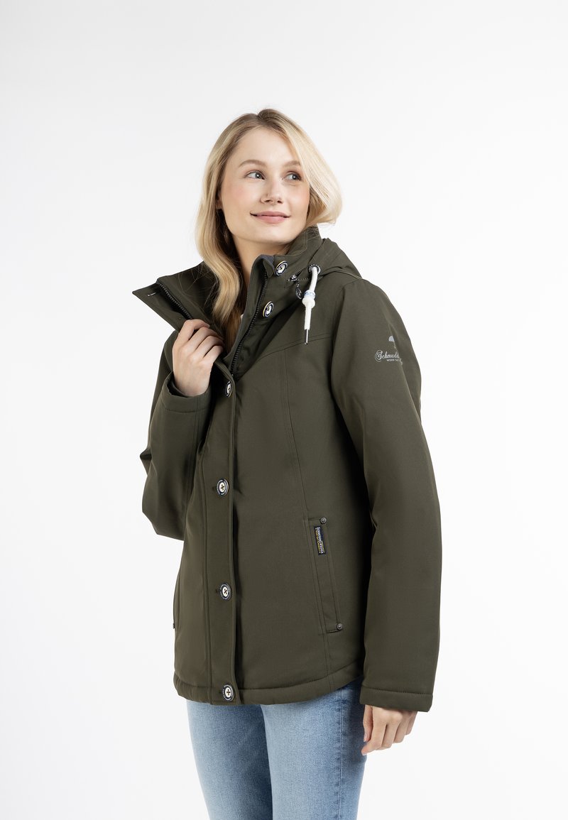 Schmuddelwedda Winterjacke - Dunkeloliv